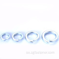 Blue Zinc GB93 Single Coil Spring Lock Washers